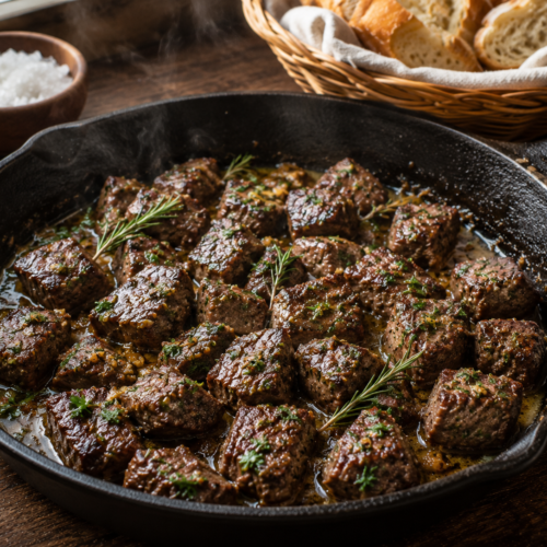 Easy Garlic Butter Steak Bites (15-Minute Restaurant-Quality Dinner!)