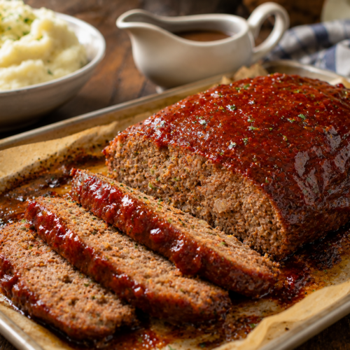 Easy Homemade Classic Meatloaf (Juicy & Tender)