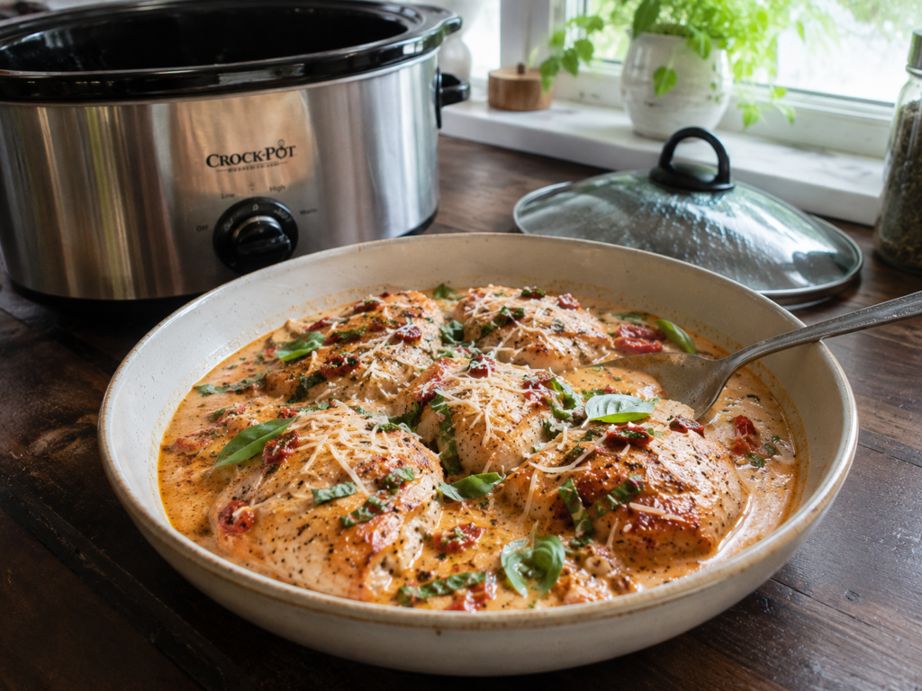 Creamy Crockpot Marry Me Chicken (Set It & Forget It!)