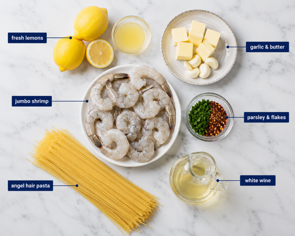 Ingredients You'll Need for Shrimp Scampi (Smart Substitutions)