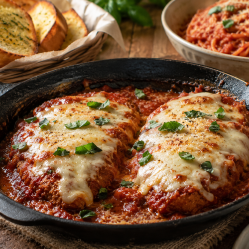 Easy Homemade Chicken Parmesan Recipe (Crispy, Cheesy & Juicy!)
