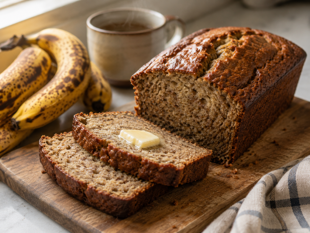 Best Homemade Moist Banana Bread (Easy, Soft & Tender!)