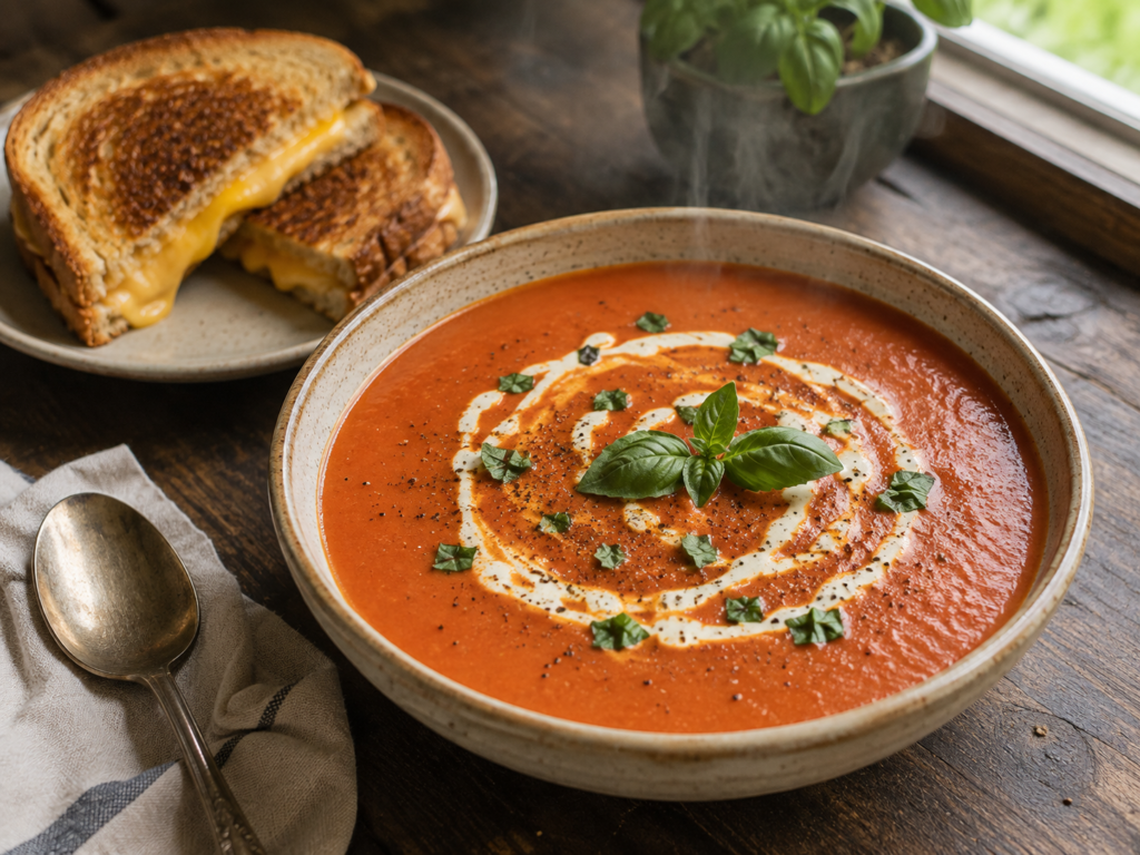 Easy Homemade Creamy Tomato Soup (Best 30-Min Recipe!)
