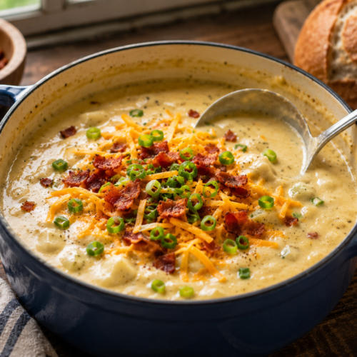 Easy 30-Minute Loaded Potato Soup (Creamy, Cheesy & Comforting!)