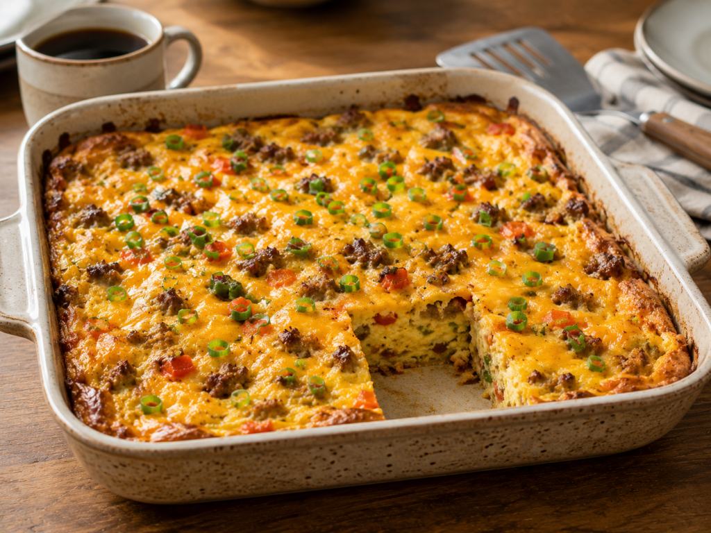 Homemade Breakfast Casserole (Easy 30-Minute Recipe)