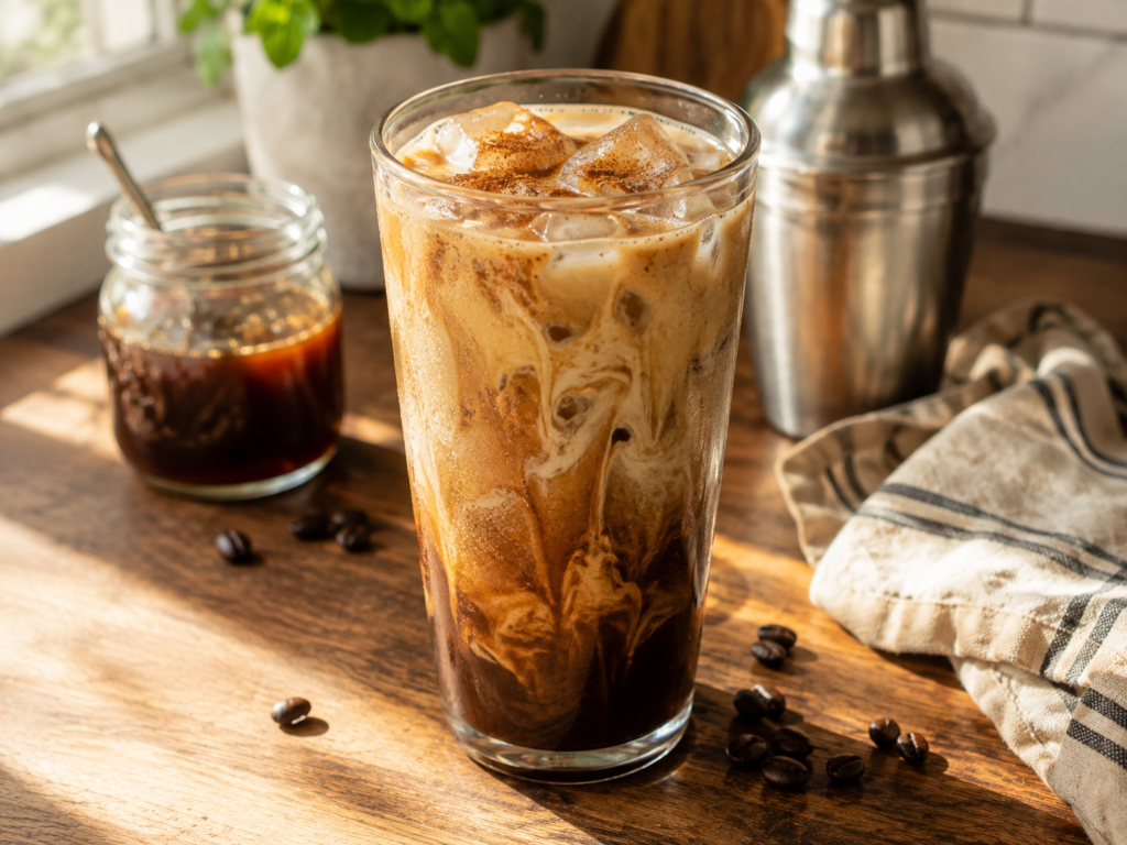 Easy Iced Brown Sugar Oatmilk Espresso (Best Starbucks Copycat!)