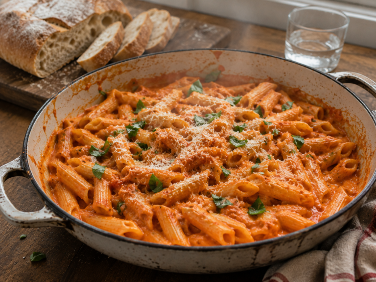 Easy 30-Minute Penne Alla Vodka (Creamy, Homemade Pink Sauce!)