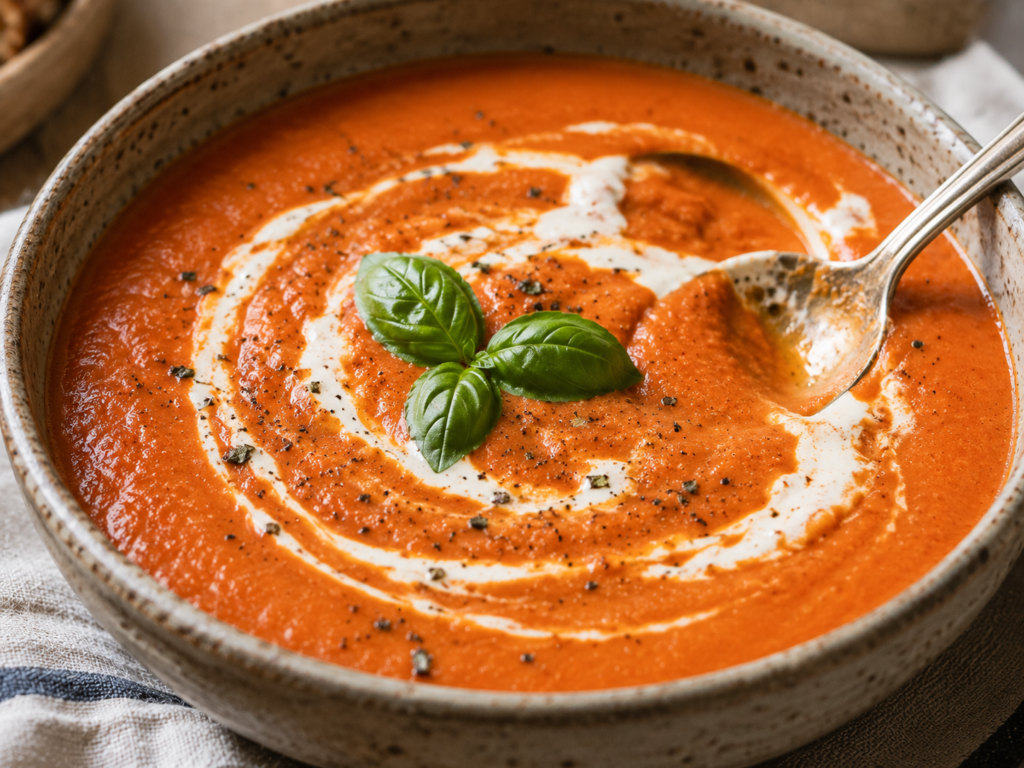 Easy Homemade Creamy Tomato Soup (Best 30-Min Recipe!)
