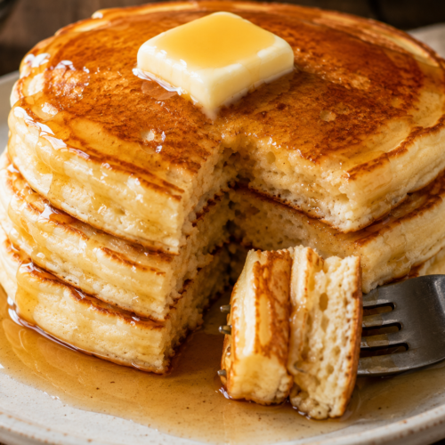 Best Easy Homemade Fluffy Pancakes (Thick, Soft & Buttery!)