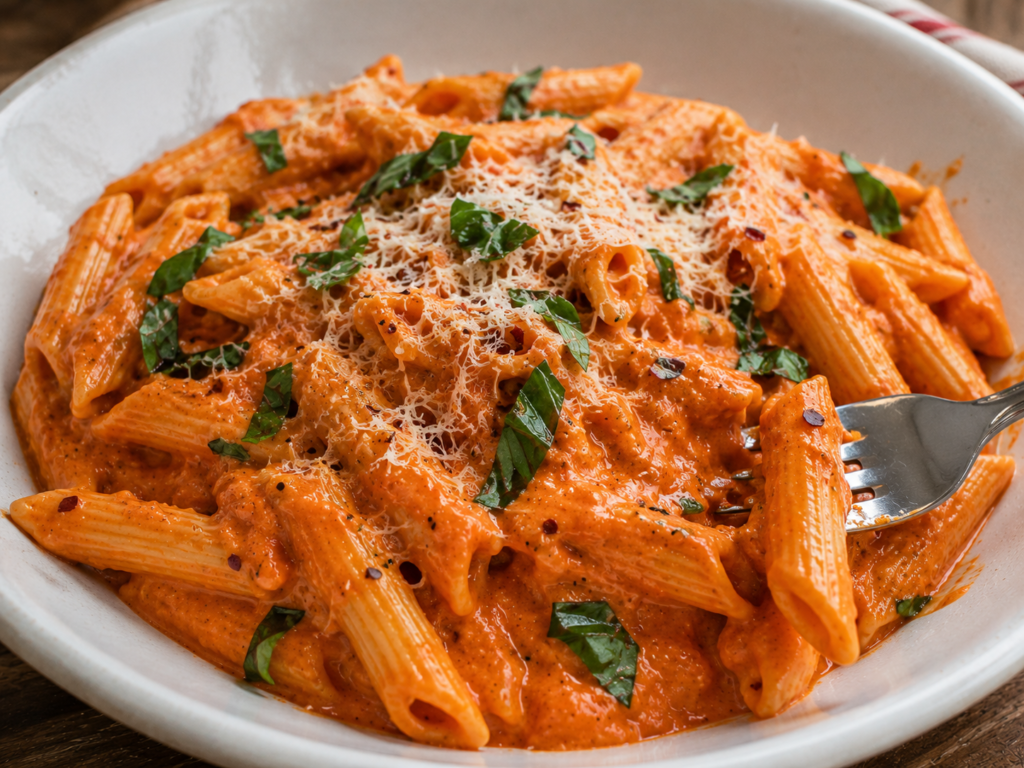 Easy 30-Minute Penne Alla Vodka (Creamy, Homemade Pink Sauce!)