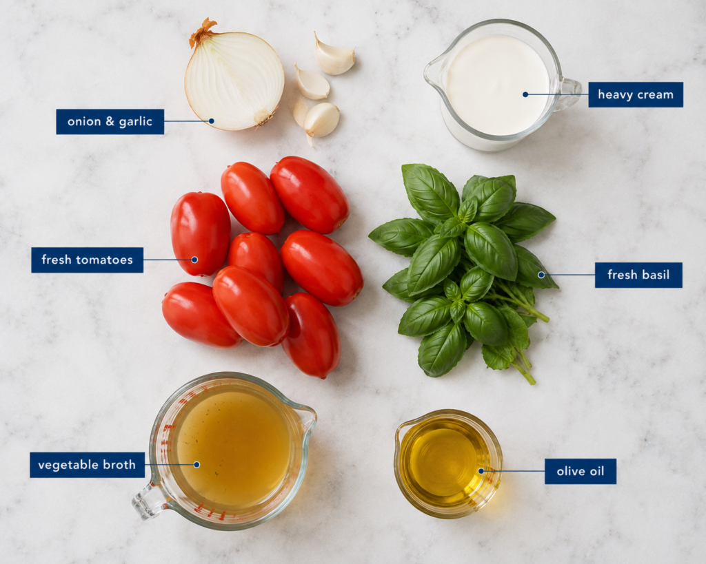 Easy Homemade Creamy Tomato Soup (Best 30-Min Recipe!)