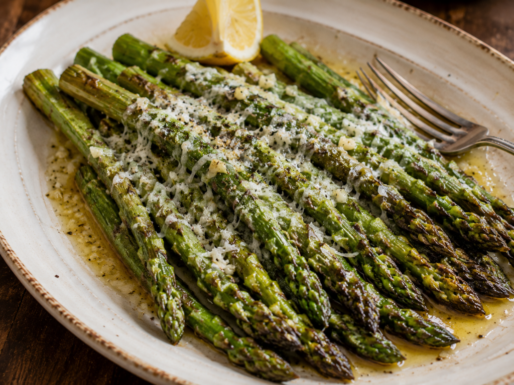 Easy Garlic Butter Roasted Asparagus (15-Minute Side!)