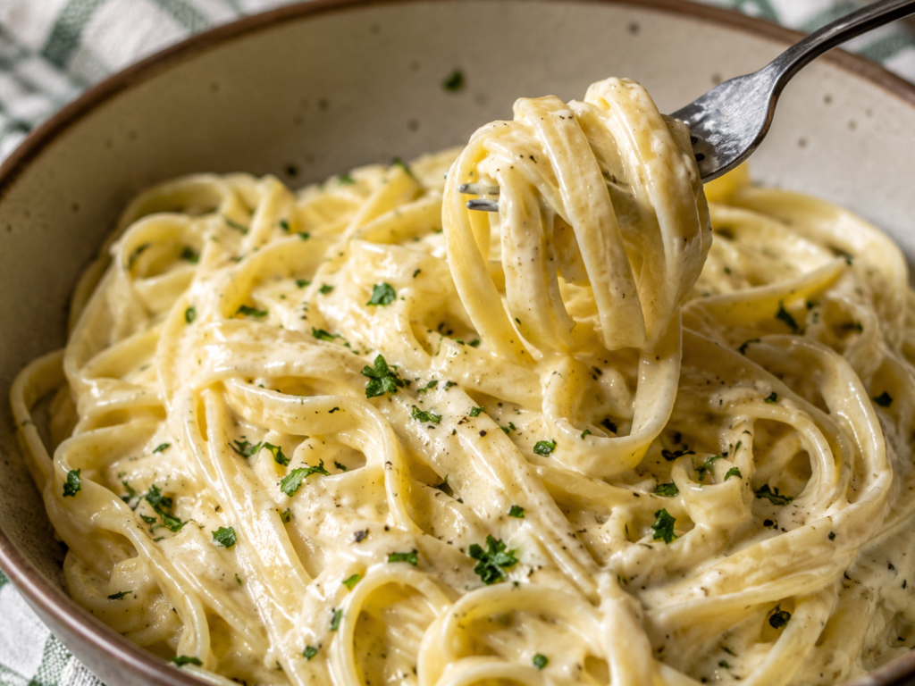 Easy Creamy Fettuccine Alfredo (20-Minute Homemade Dinner!)