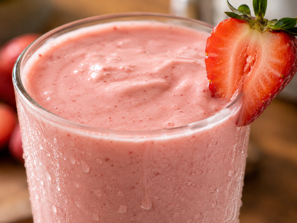 Strawberry Banana Smoothie Recipe (Easy Quick 5-Minute!)