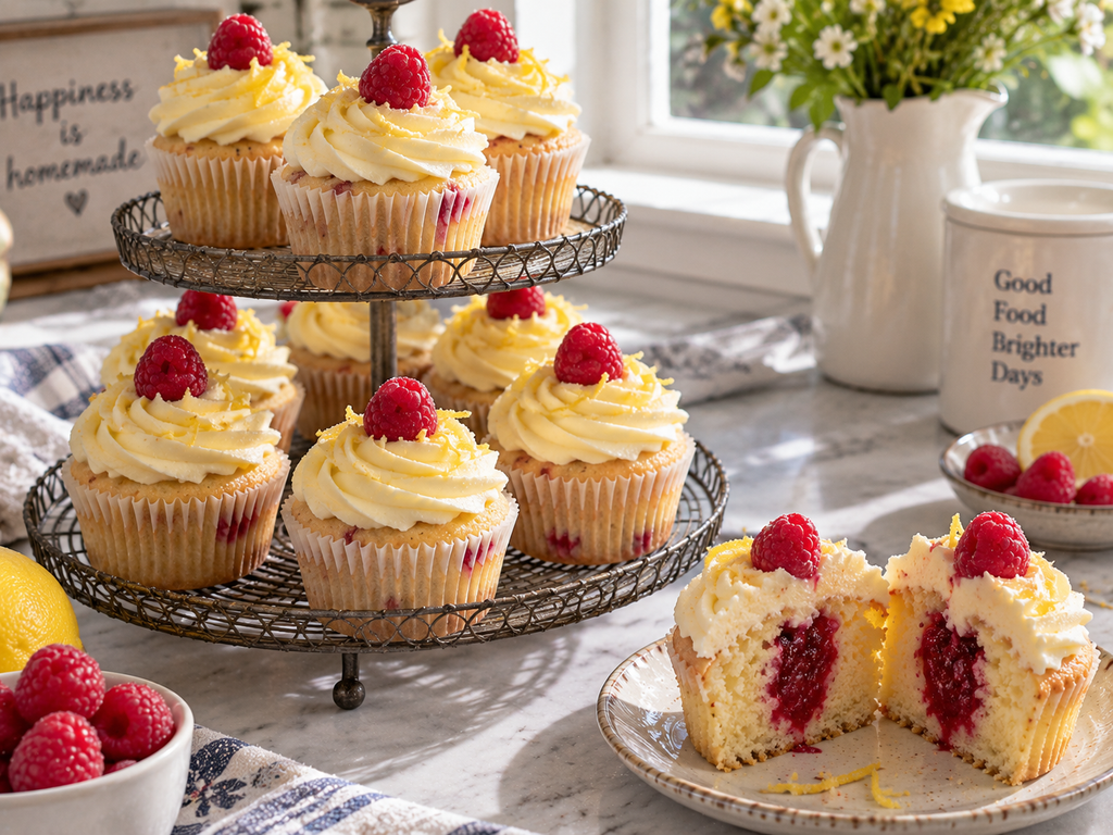 Easy 12-Pack Raspberry Lemon Cupcakes (Ultra Moist!)