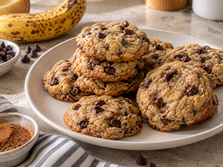 Banana Bread Cookies – Soft, Chewy & Full of Banana Flavor