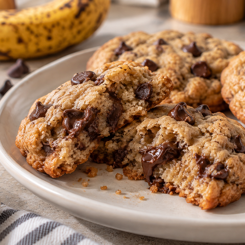 Banana Bread Cookies – Soft, Chewy & Full of Banana Flavor