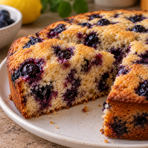 Blueberry Cake Recipe – Moist, Tender & Bursting with Blueberries
