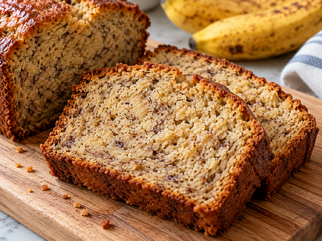 Healthy Banana Bread – Moist, Naturally Sweet & Easy
