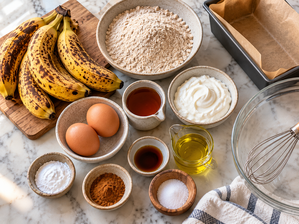 Healthy Banana Bread – Moist, Naturally Sweet & Easy