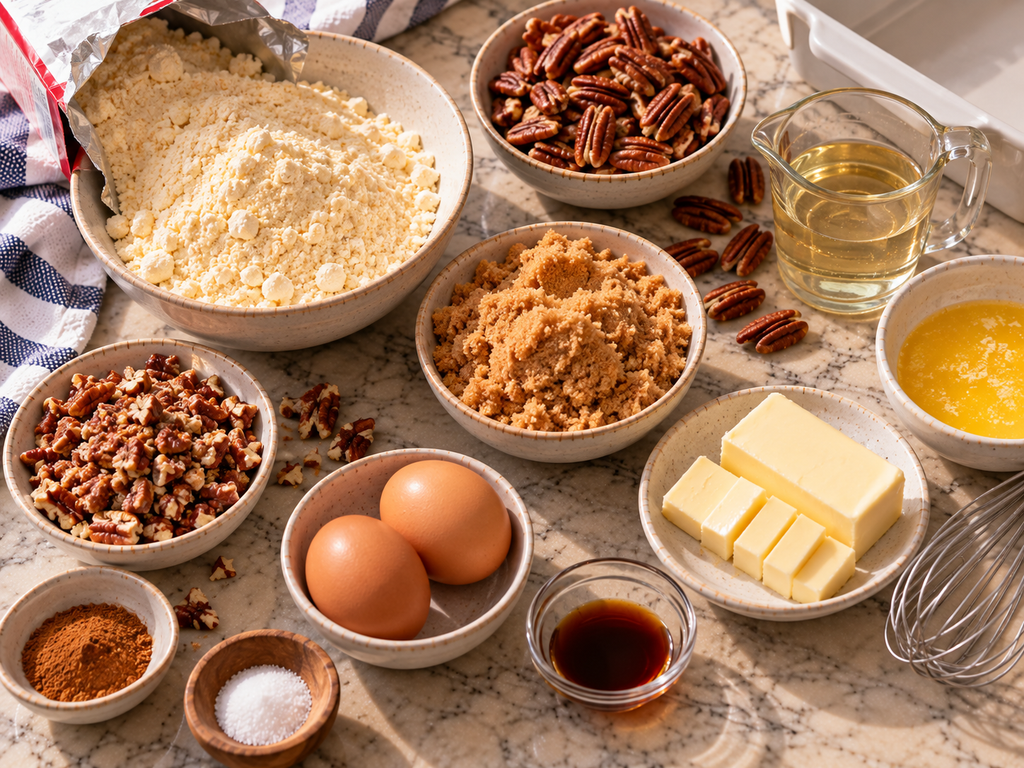 Pecan Pie Dump Cake – Easy Gooey Dessert with Cake Mix