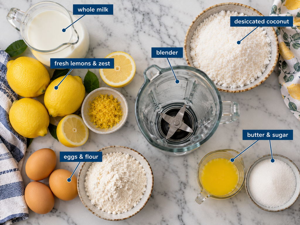 Easy Baby Lemon Impossible Pies (3 Magic Layers in 1 Bite!)