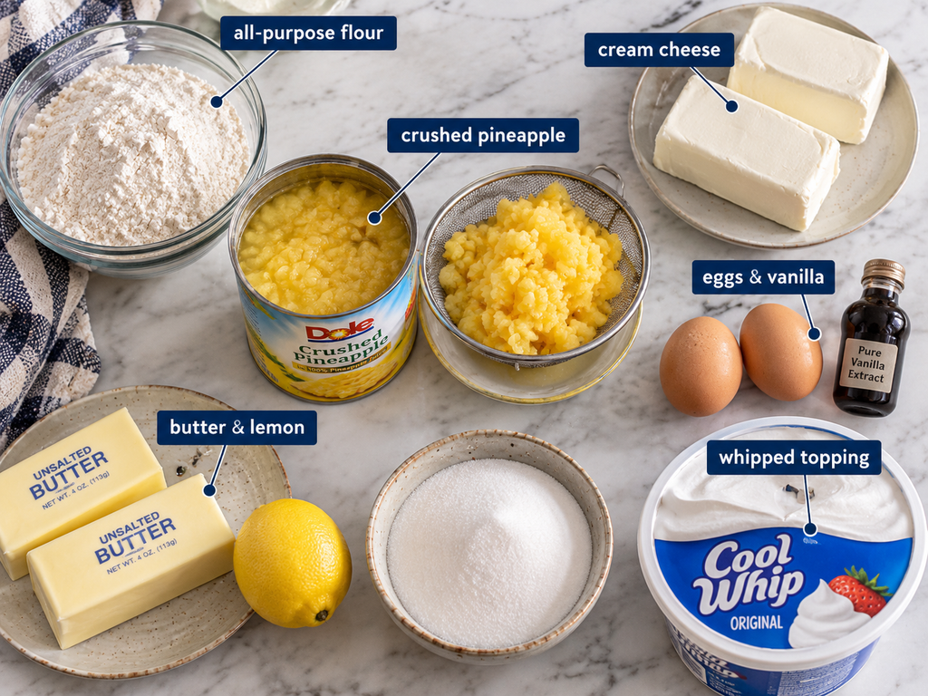 Easy 3-Layer Pineapple Bliss Bars Recipe (No Soggy Crust!)