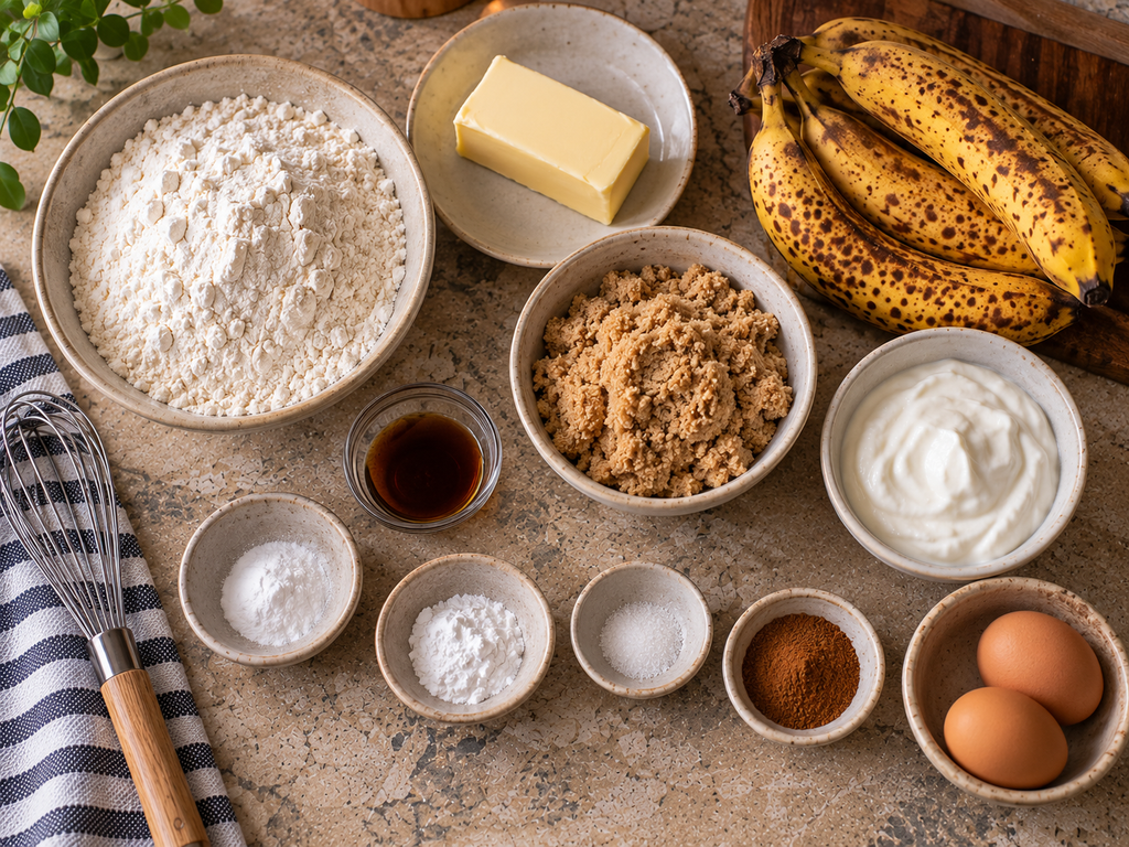 Banana Bread Recipe with Yogurt – Moist & Tender