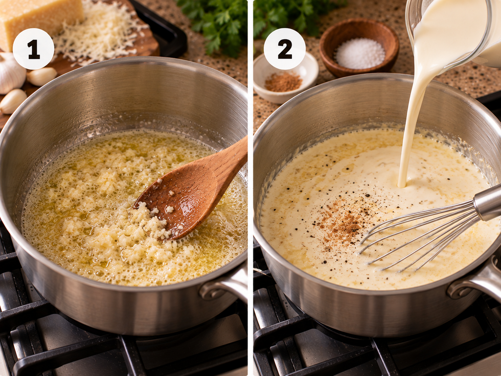 Easy Alfredo Sauce Recipe – Creamy, Rich & Ready in 15 Minutes