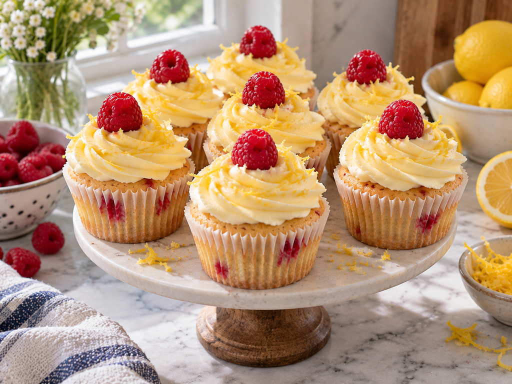 Easy 12-Pack Raspberry Lemon Cupcakes (Ultra Moist!)