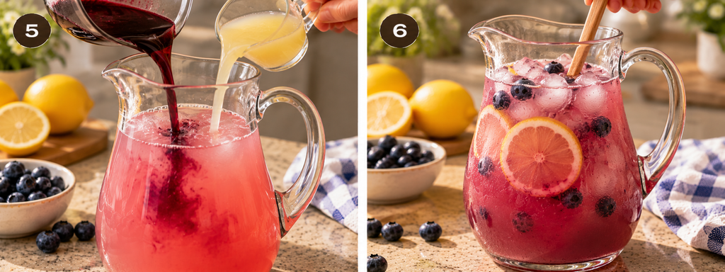 Pink Lemonade Blueberry – Easy Homemade Blueberry Lemonade