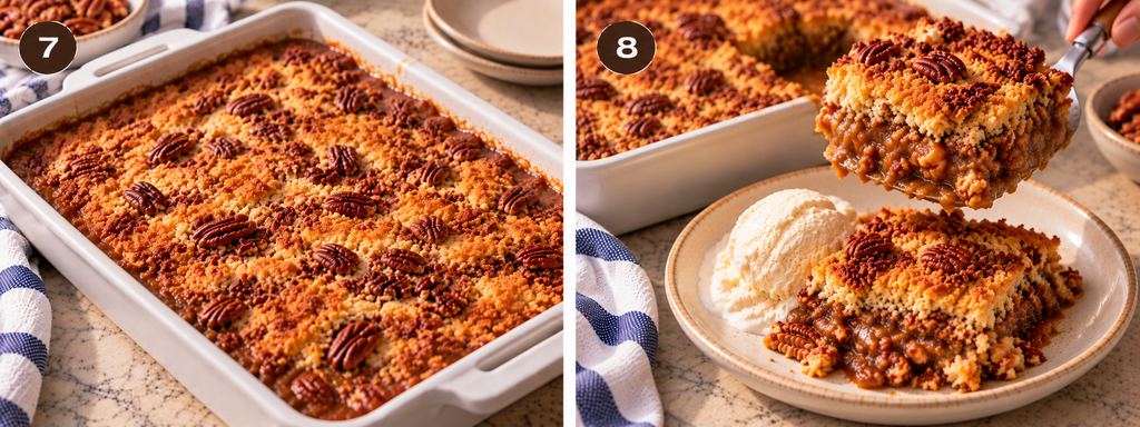 Pecan Pie Dump Cake – Easy Gooey Dessert with Cake Mix