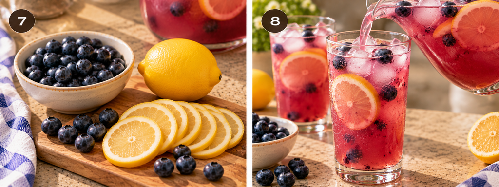 Pink Lemonade Blueberry – Easy Homemade Blueberry Lemonade