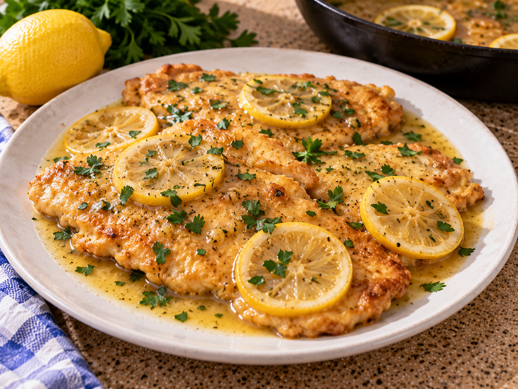 Chicken Francese Recipe – Crispy, Lemon Butter Chicken
