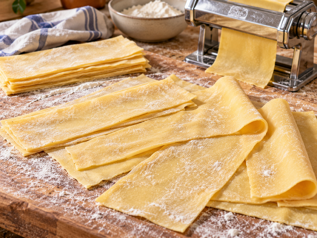 Homemade Lasagna Noodles Recipe – Fresh Pasta Sheets