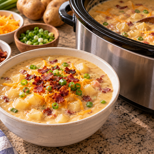 Potato Soup Recipe Crock Pot – Creamy & Easy Slow Cooker Soup