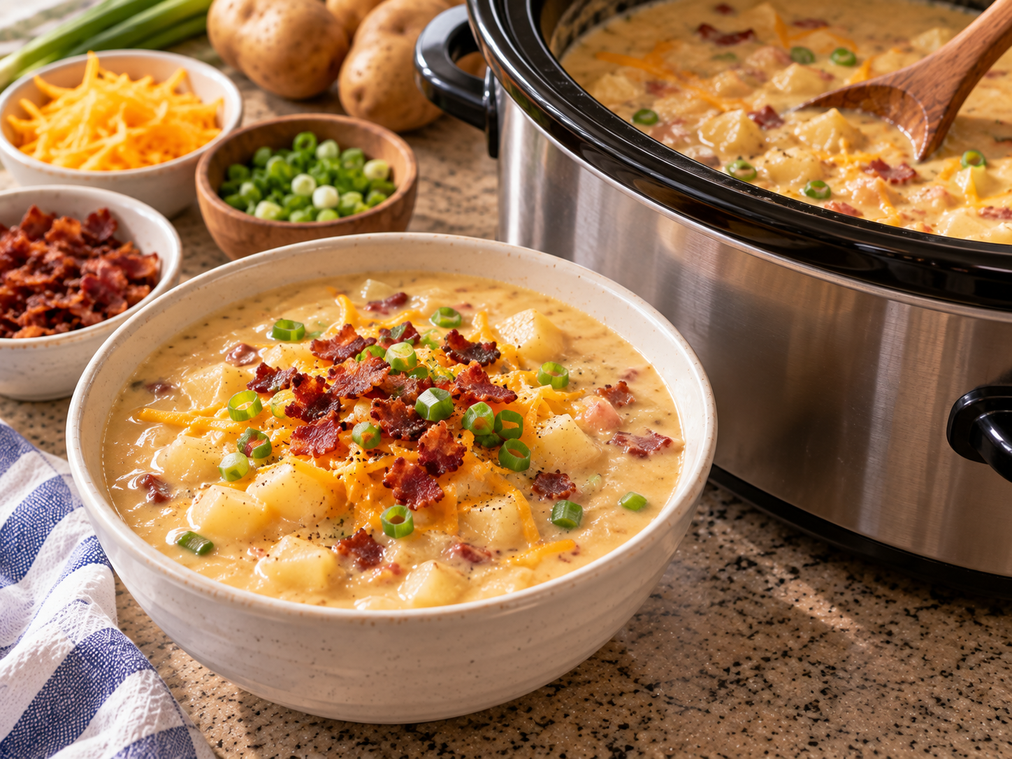 Potato Soup Recipe Crock Pot – Creamy & Easy Slow Cooker Soup