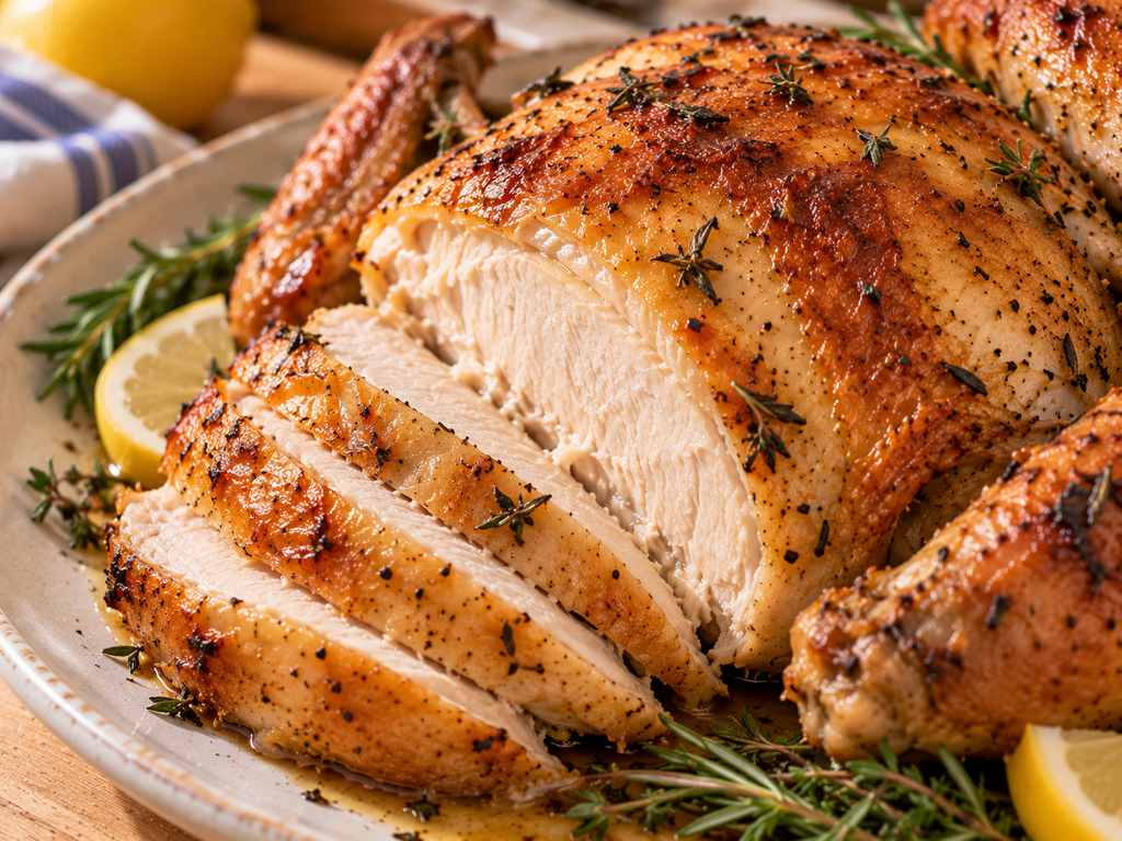 Roast Chicken Recipe – Juicy Chicken With Crispy Skin