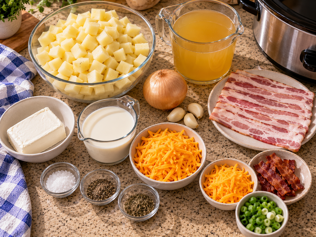 Potato Soup Recipe Crock Pot – Creamy & Easy Slow Cooker Soup