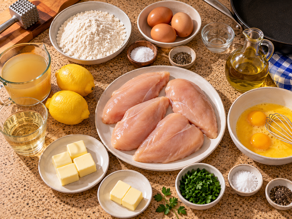 Chicken Francese Recipe – Crispy, Lemon Butter Chicken