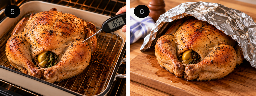 Roast Chicken Recipe – Juicy Chicken With Crispy Skin