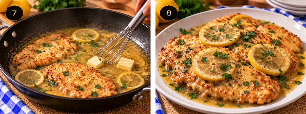 Chicken Francese Recipe – Crispy, Lemon Butter Chicken